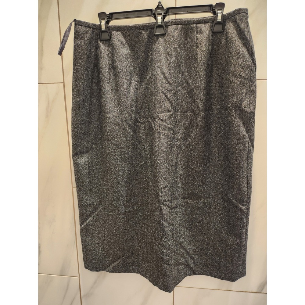 Jones Wear Suit Women's Black Pencil Skirt Career Office Classic Lined Size 16